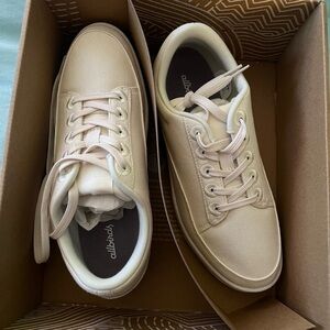 Allbirds Cream Canvas Pacer Sneakers